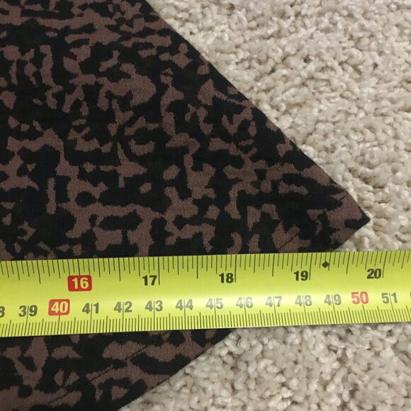 Y2K Abstract Print Sleeveless Peplum Top - Picture 14 of 15